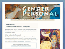 Tablet Screenshot of genderpersonal.org